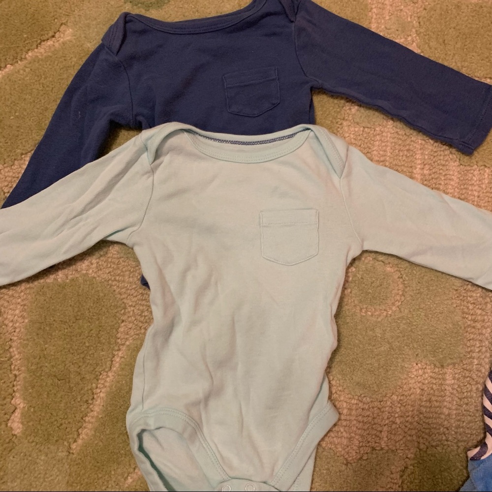 Cloud Island Set of 2 Bodysuits 0-3 Months